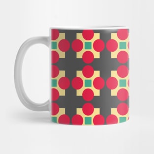 Square and Circle Seamless Pattern 001#001 Mug